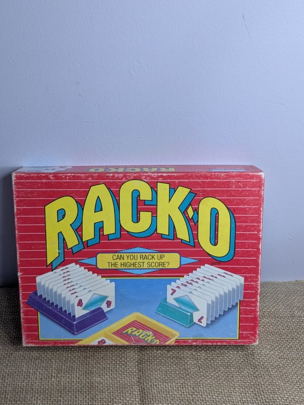 Vintage 1992 RACK-O Card Game Parker Brothers #40073 Game 100% Complete 4 player